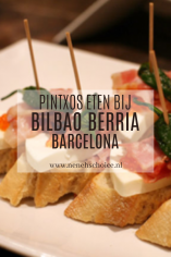 Bilbao Berria tapasbar in Barcelona Spanje