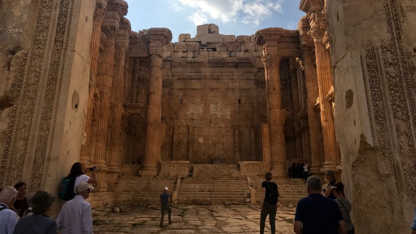 Baalbek, tempel van Bacchus, Libanon