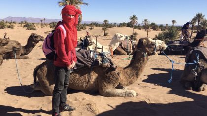 Rondreis Marokko met kinderen woestijn