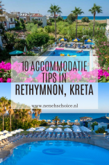10 accommodatie tips in Rethymnon, Kreta, Griekenland
