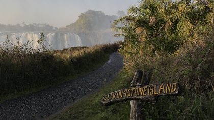 Zimbabwe Victoria Falls Livingstone Island