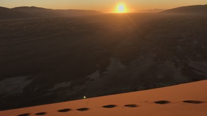 10 redenen om naar Namibié te gaan: Dune 45 Sossusvlei zonsopkomst