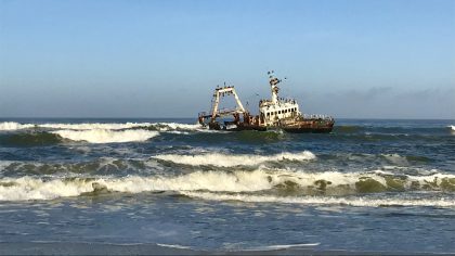 Zela schipwreck Namibië