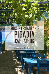 De leukste restaurants in Pigadia op Karpathos