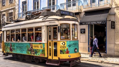 Lissabon Portugal tram