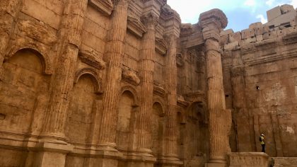 Tempel van Bacchus in Baalbek, Libanon