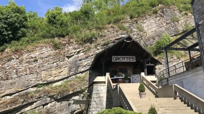Grotten van Remouchamps Belgische Ardennen Entree