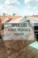 Inpaklijst Namibië, Botswana en Zimbabwe