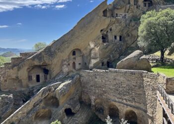 Georgië, David Gareja klooster uitzicht