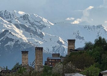 Svaneti in Georgië, verdedigingstorens in Ushguli